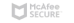 Beveiligd door McAfee